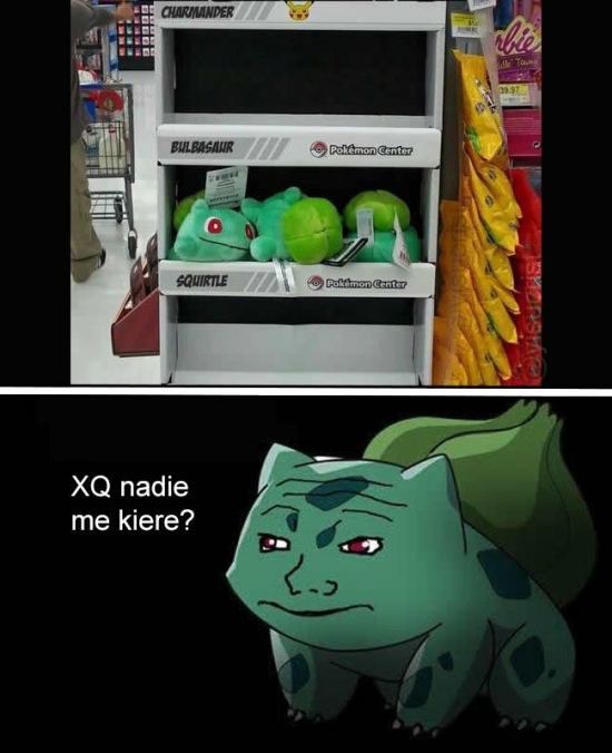Meme_otros - Pobre Bulbasaur :(