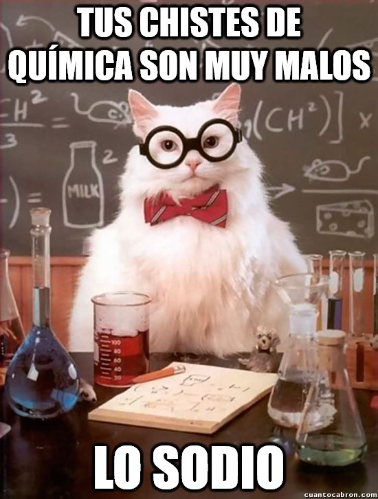 Gato_quimico - Chistes de química malos