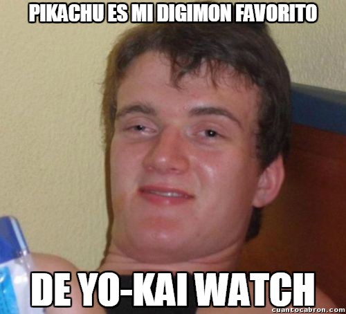 borracho,colega fumado,digimon,pokemon,similitudes,yo-kai watch
