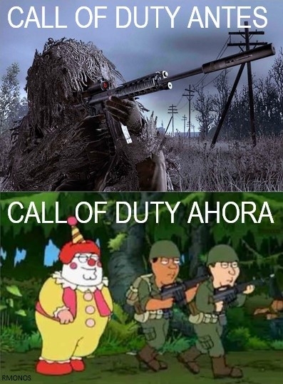 Meme_otros - La Evolución de Call of Duty