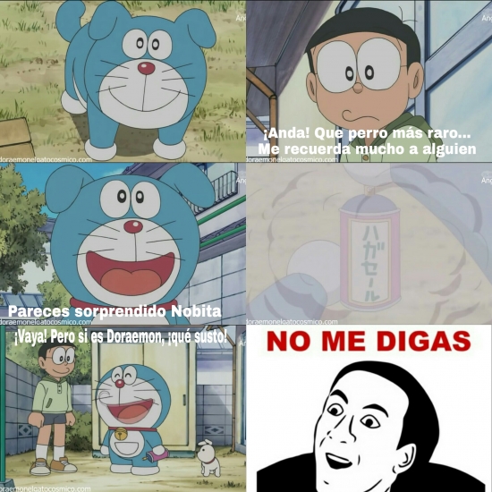 Doraemon,logica,nobita ciego,perro aka doraemon