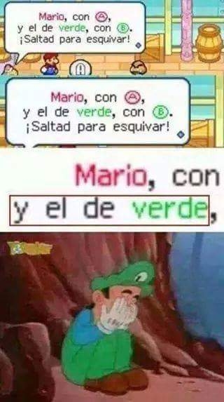 Luigi,Mario,segundón,Verde