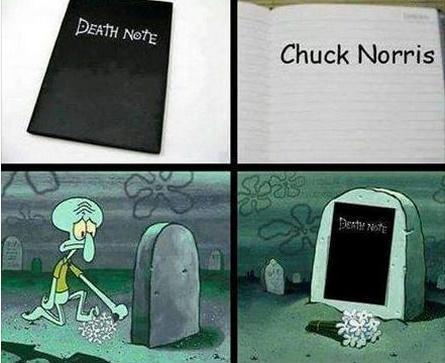 Otros - Lo que pasa si escribes Chuck Norris en la Death Note
