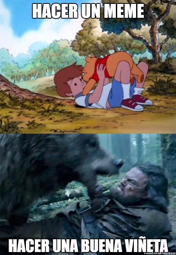 Bear_leo - Meme vs cómic