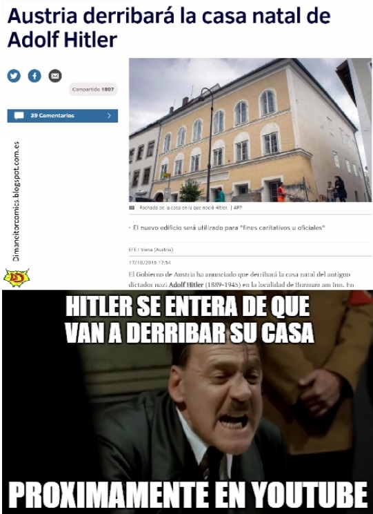 Otros - Hitler se entera de que van a derribar su casa