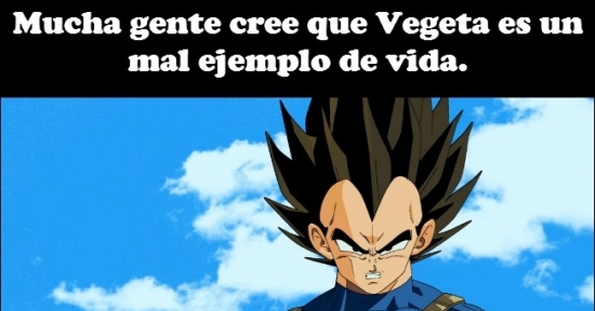 Cuánto Cabrón ¡vaya Que Vegeta No Es Tan Mala Persona 