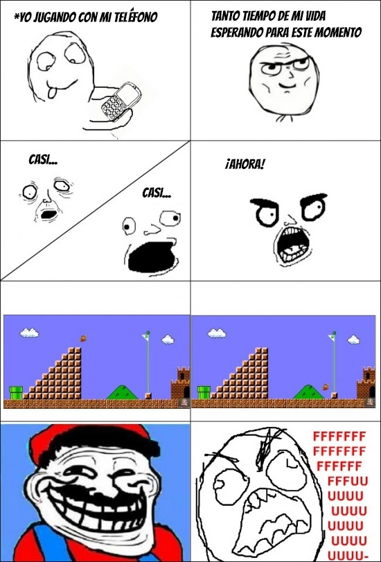 Ffffuuuuuuuuuu - Super Mario Troll