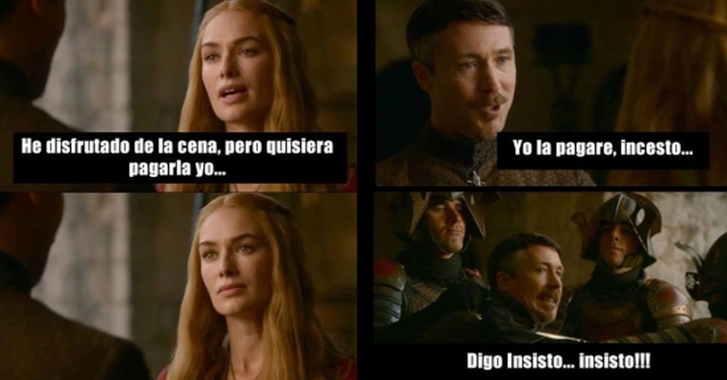 Cuánto cabrón / Eso pasa por insistir
