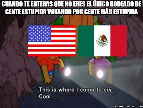 elecciones,EUA,los simpson,MEXICO,política,sad,Trump