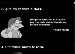 Enlace a Nelson Muntz, todo un poeta