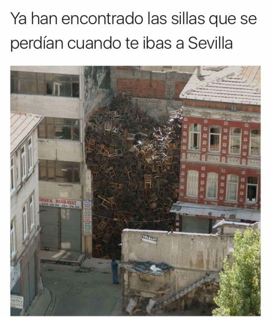 dicho,encontrar,miles,Sevilla,silla