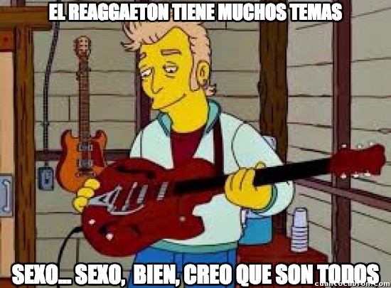 Meme_otros - El único tema del reggaeton