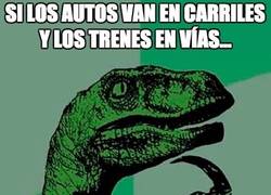 Enlace a Confusión máxima con coches y trenes
