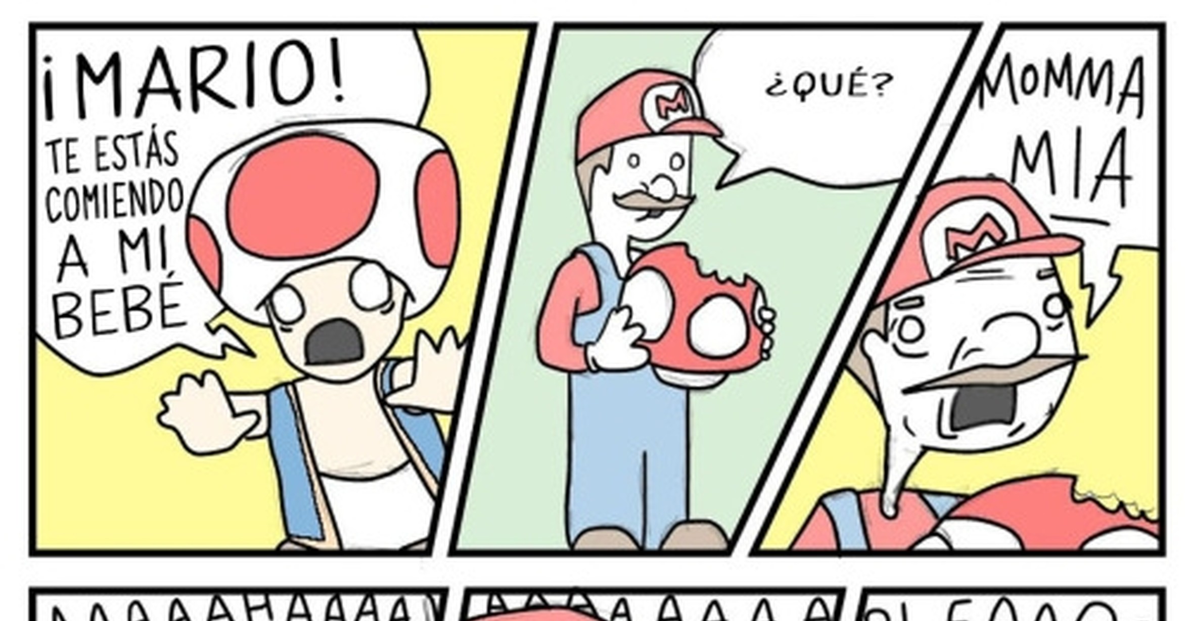Марио грибы прикол