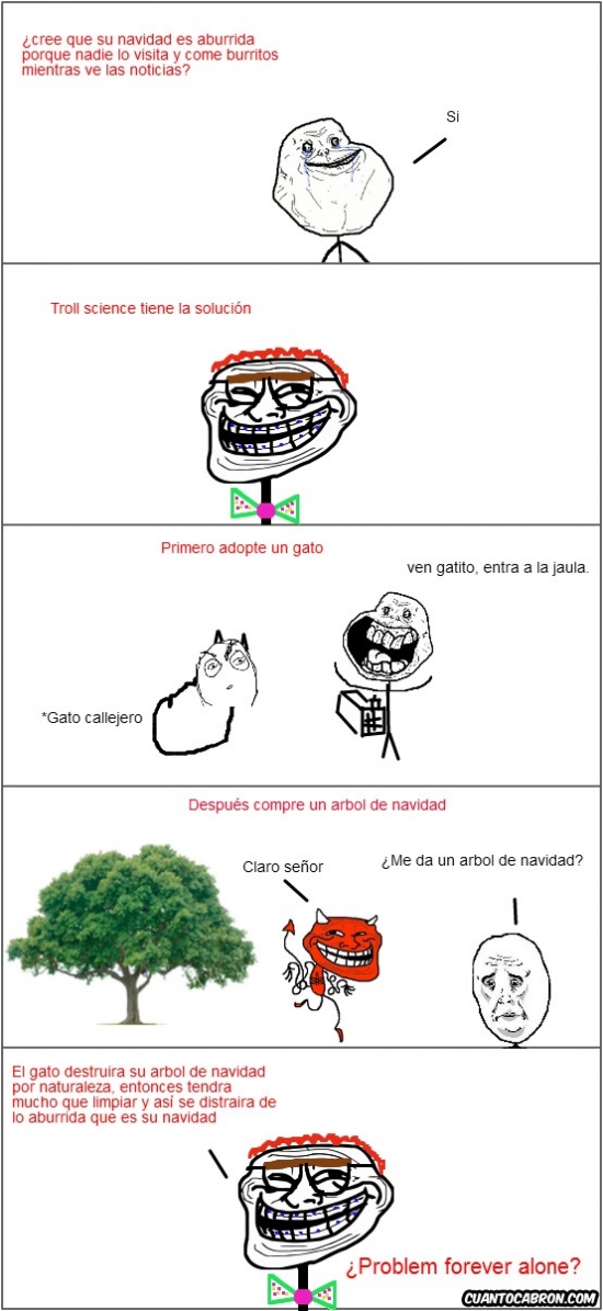 Trollface - ¿Problem, forever alone?