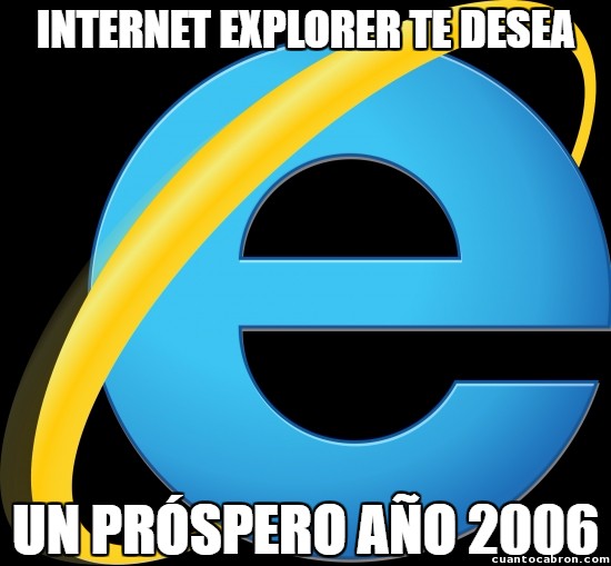 año nuevo,internet explorer