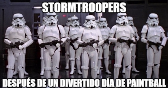 paintball,puntería,star wars,stormtroopers