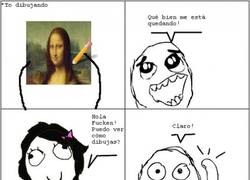 Enlace a Dibujar solo y dibujar cuando te miran