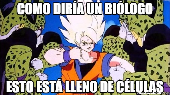 Meme_otros - El Dr. Goku no necesita microscopio