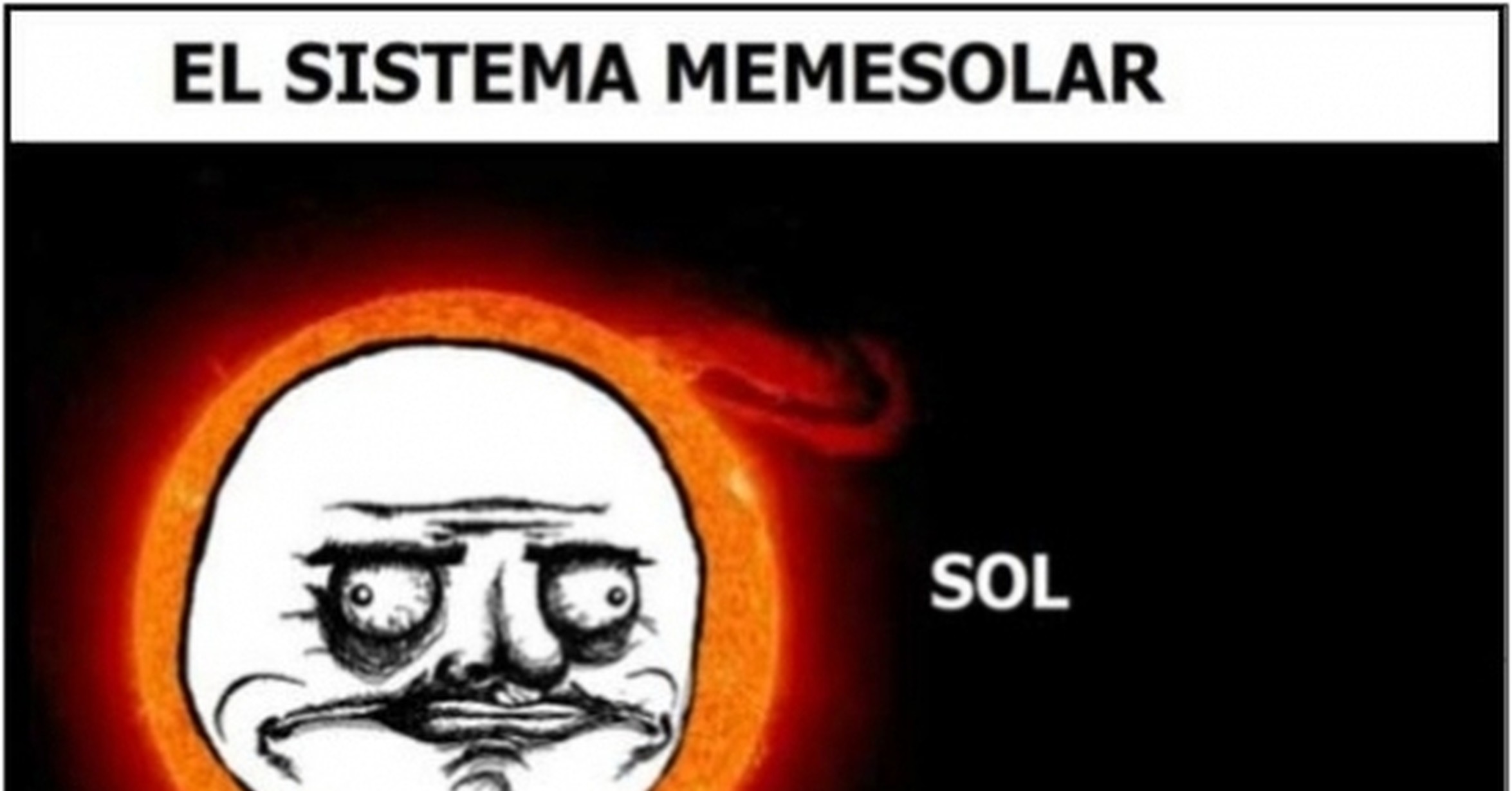meme del sistema solare