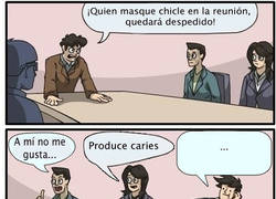 Enlace a Prohibido el chicle en la reunión