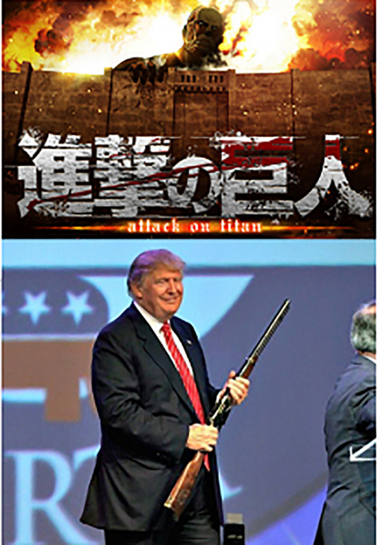 Meme_otros - El anime favorito de Donald Trump