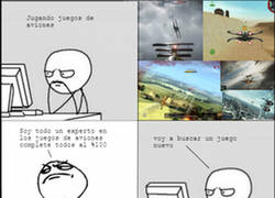 Enlace a La primera vez en un simulador de aviones