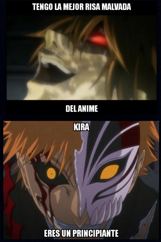 Bleach,Death Note,Ichigo Hollow,Kira,Risa
