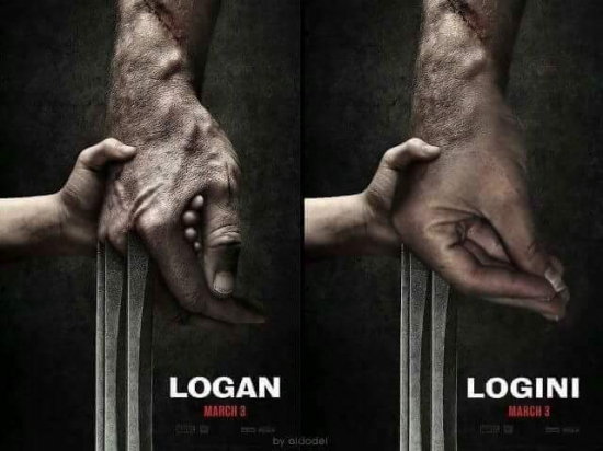 Meme_otros - Así es el cartel de Logan en Italia