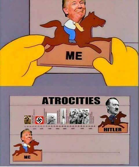 Meme_otros - Trump a por los pasos de Hitler