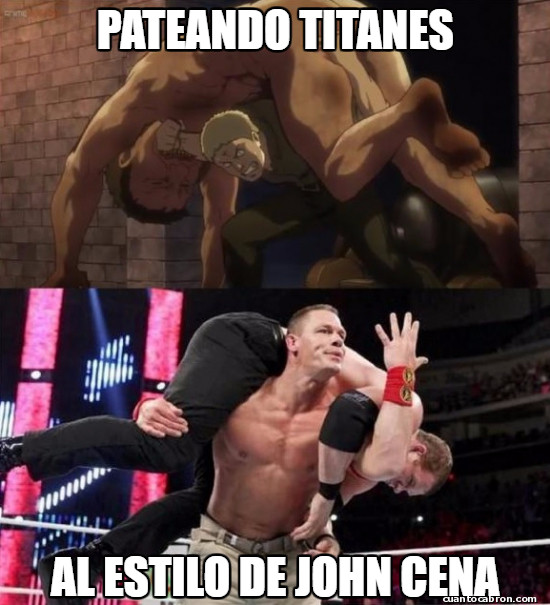 Meme_otros - John Cena inspira a Attack on Titan