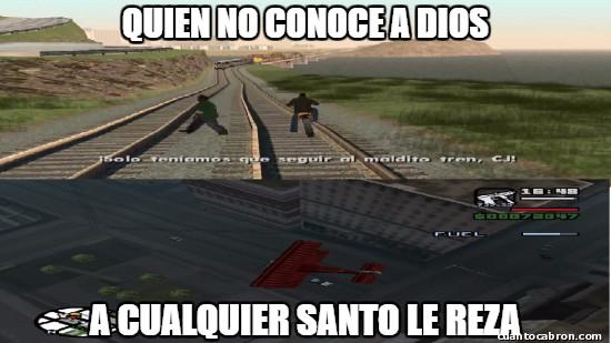 Meme_otros - Sin duda las dos son las más difíciles de GTA: San Andreas