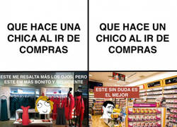 Enlace a Diferencias entre hombres y mujeres al salir de compras
