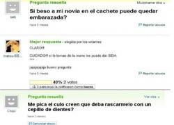 Enlace a Preguntas inquietantes en Yahoo 