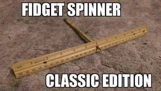 Meme_otros - El Fidget Spinner antes de ser comercial