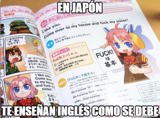 educación,fuck,idiomas,inglés,japones