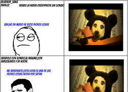 Enlace a Ahora si dará miedo esto...