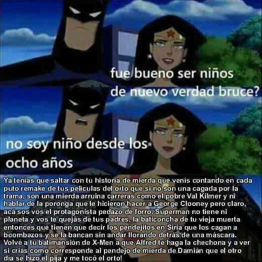 Meme_otros - Batman siempre con la misma historia...