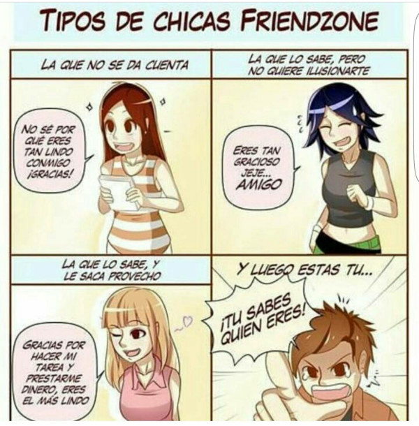 amigo,anime,chicas,friendzone,mujeres