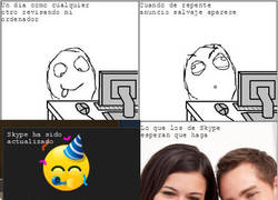 Enlace a Skype y sus fantasías