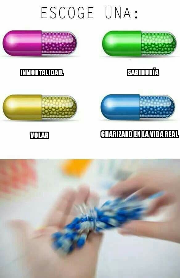 Charizard,escoge,pastillas,pokémon
