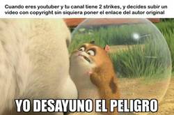 Enlace a Parece que a alguien le cerraran su canal pronto
