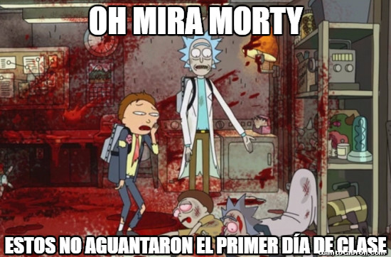 rick and morty,rick y morty,vuelta a clase