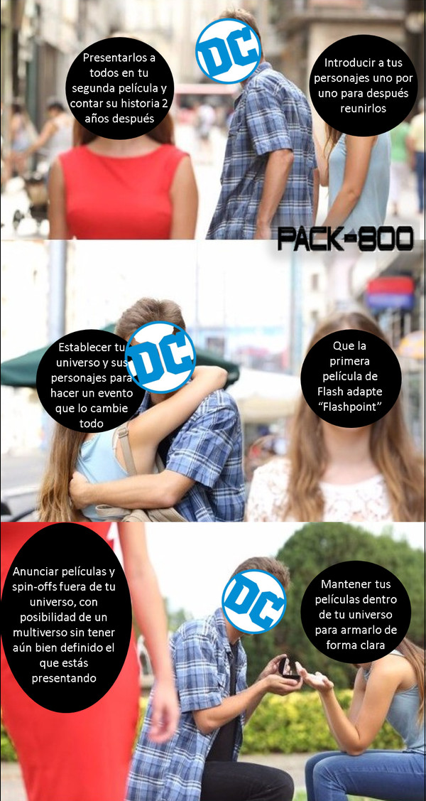 Meme_otros - Las decisiones de DC y Warner