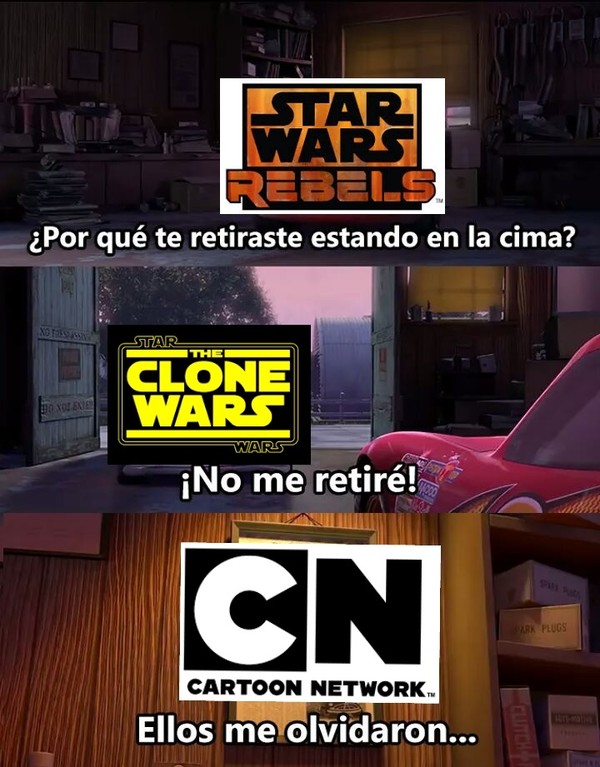 cartoon network,olvidar,Star wars,The clone wars