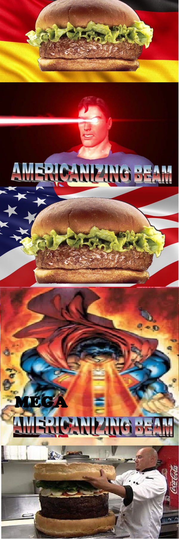 Otros - Rayo americanizador con hamburguesas