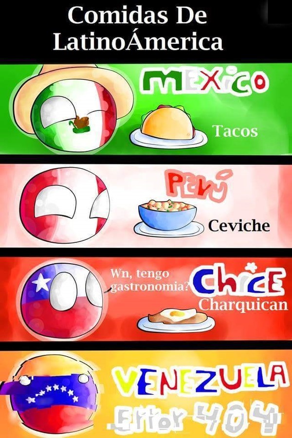Chile,error 404,Mexico,paises,peru,Venezuela