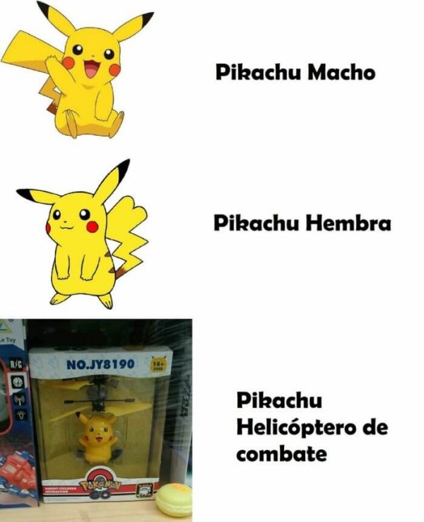Otros - Diferentes tipos de Pikachu