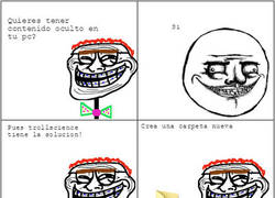 Enlace a Obtén una carpeta invisible en tu pc!