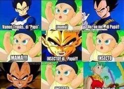 Enlace a Vegeta, un padre amoroso e incomprendido